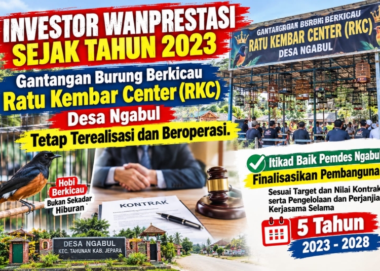 Calon Petinggi Ngabul Sholehan membuka dokumen investasi Gantangan RKC jelang Pilpet Ngabul
