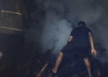 Kebakaran oven pengering kayu di Desa Langon, Kecamatan Tahunan, Jepara, diduga akibat korsleting listrik pada Jumat dini hari.